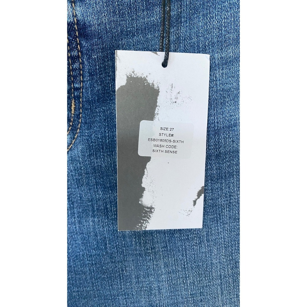Studio Blue Stitch Fix Exclusive Straight Leg Jeans Medium Wash Size 27 NWT - Picture 3 of 8